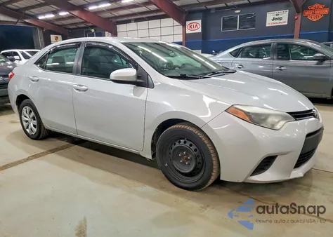 2014 Toyota Corolla L z USA, uszkodzony, nr VIN 2T1BURHEXEC227811
